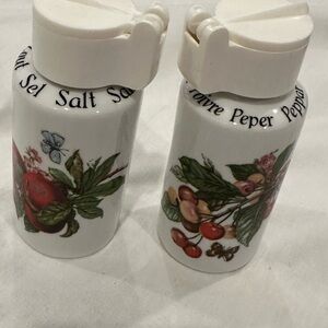 Vintage Tettau Bavaria Salt & Pepper Lidded Shakers MADE IN GERMANY.